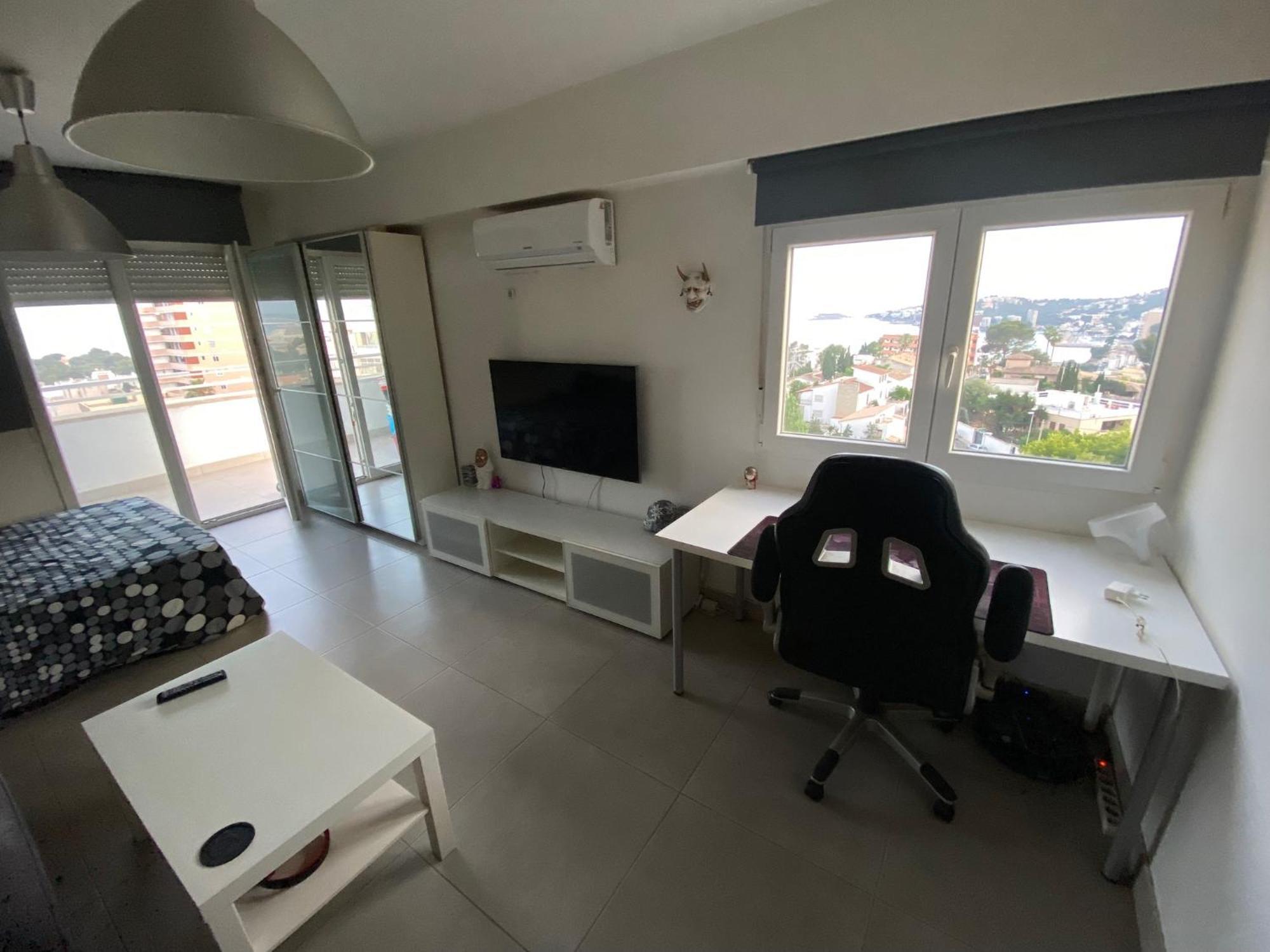 Estudio Con Terraza Y Vistas Al Mar 500 Metros De Cala Mayor Playa Apartment