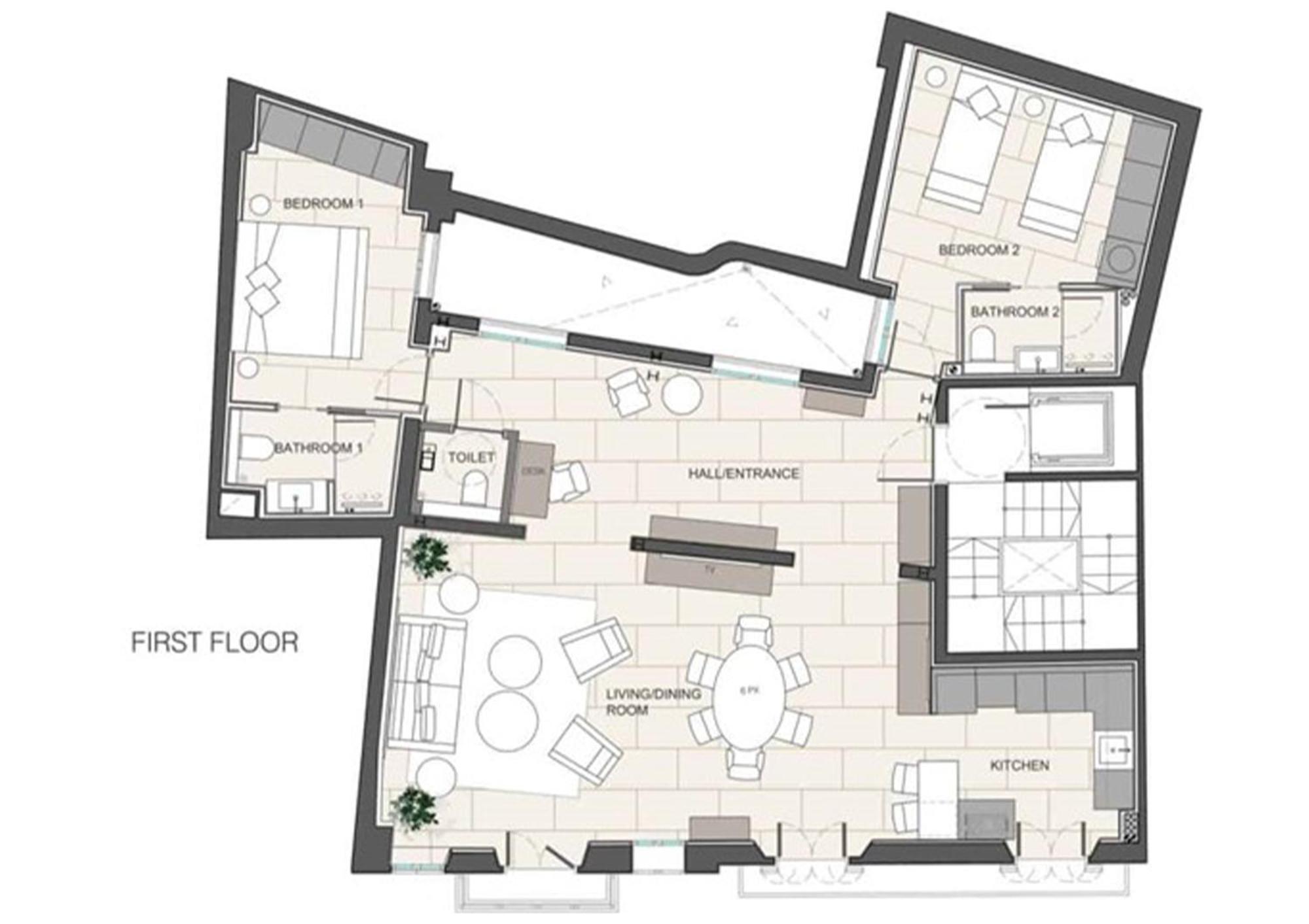 Căn hộ Aparttime Mit 3 Meerblick Dach-terrassen